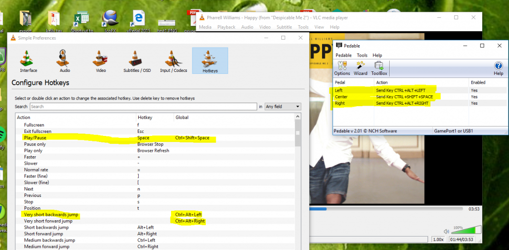 Pedable VLC- Pedable -PC – vPedal.com